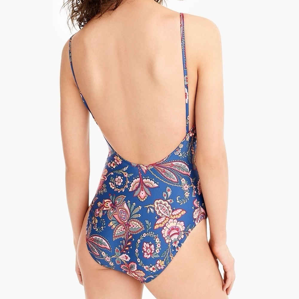 J Crew Liberty Print Ballet One Piece, size 8 - Picture 3 of 12